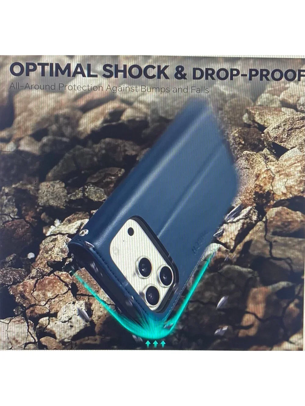 Tucch Wallet Case for iPhone 17 Pro Dark Blue